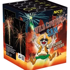 Wild Cowboy Sam 20-Schuss-Feuerwerk-Batterie