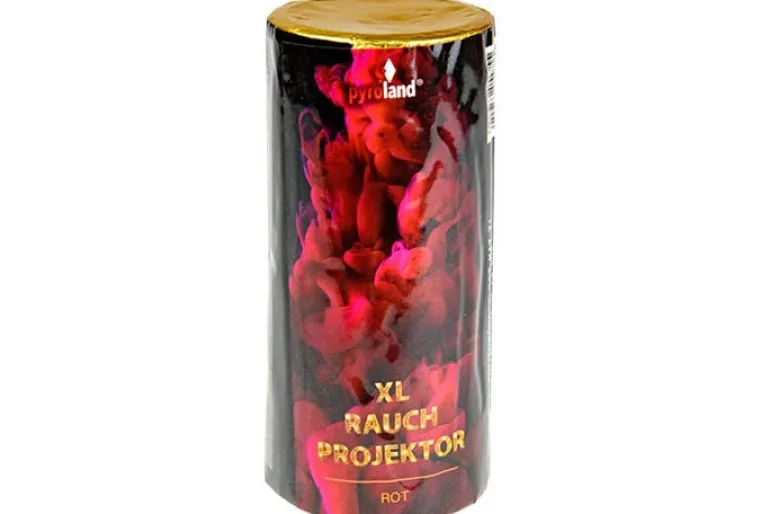 XL Rauchprojektor Rot 60s-80s