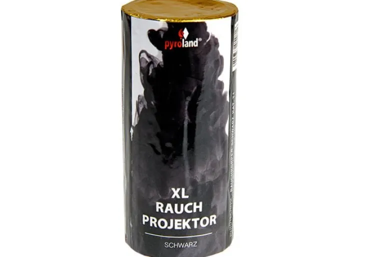XL Rauchprojektor Schwarz 60s-80s