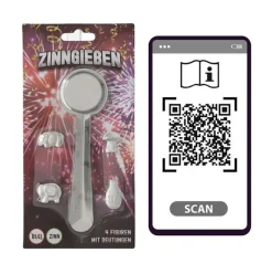 Zinngießen 5tlg. Set inkl. Löffel
